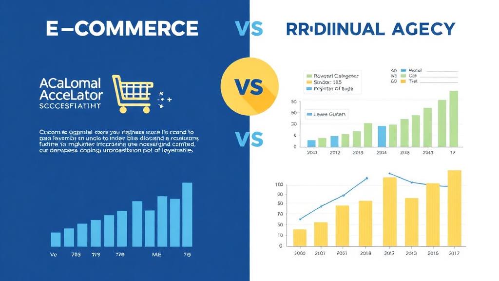 Aceleradora de E-commerce vs Agência Digital: Por Que a Aceleradora Gera 3x Mais Resultados em 2025
